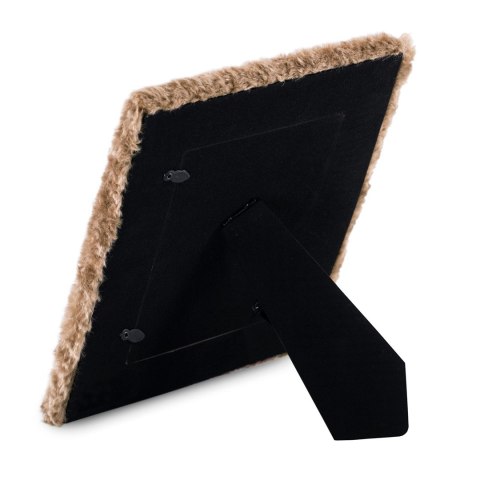 Ramka FUR  brązowy styl nowoczesny ameliahome - PHOTOFRAME/AH/FUR/BROWN/21X26