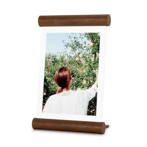 Ramka SCROLL umbra - PHOTOFR/SCROLL/LIGHT+WALNUT/10x15CM