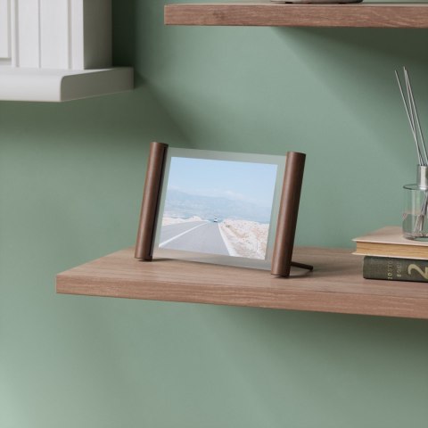 Ramka SCROLL umbra - PHOTOFR/SCROLL/LIGHT+WALNUT/10x15CM
