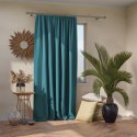 Zasłona BLACKOUT kolor niebieski    140x270 ameliahome - CURT/AH/BLACKOUT/PLEAT/BLUE/140X270/1PC