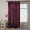 Zasłona VELVET kolor bordowy  przelotki srebrne velvet 140x270 ameliahome - CURT/AH/VELVET/EYELETS/BURGUNDY/140X27