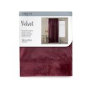 Zasłona VELVET kolor bordowy   velvet 140x270 ameliahome - CURT/AH/VELVET/PLEAT/BURGUNDY/140X270/1PC