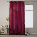 Zasłona VELVET kolor czerwony  przelotki srebrne velvet 140x270 ameliahome - CURT/AH/VELVET/EYELETS/WINE/140X270/1