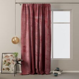 Zasłona VELVET kolor różowy   velvet 140x270 ameliahome - CURT/AH/VELVET/PLEAT/ROSE/140X270/1PC