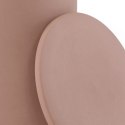 Świecznik BRUMBY  pudrowy róż styl nowoczesny do wewnątrz ameliahome - CANDLEHOLDER/AH/BRUMBY/ROSE/8,5X9,4