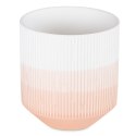 Świecznik FINO  koralowy styl nowoczesny do wewnątrz ameliahome - CANDLEHOLDER/AH/FINO/PEACH/9X9,8