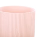 Świecznik PASO  koralowy styl nowoczesny do wewnątrz ameliahome - CANDLEHOLDER/AH/PASO/PEACH/9X9,8