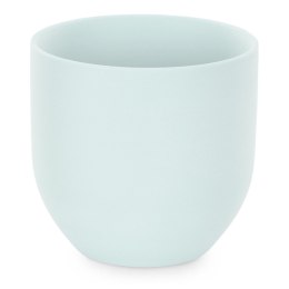 Świecznik SHIRE  błękitny styl nowoczesny do wewnątrz ameliahome - CANDLEHOLDER/AH/SHIRE/BABYBLUE/10X9,8