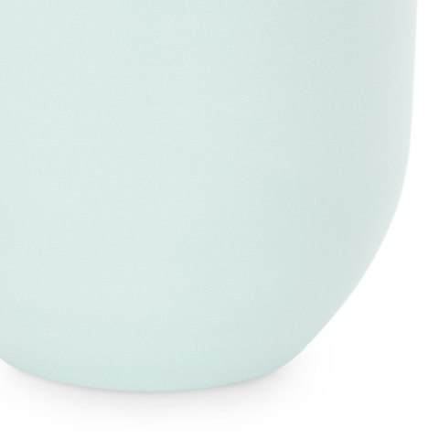 Świecznik SHIRE  błękitny styl nowoczesny do wewnątrz ameliahome - CANDLEHOLDER/AH/SHIRE/BABYBLUE/10X9,8