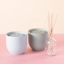 Świecznik SHIRE  pudrowy róż styl nowoczesny do wewnątrz ameliahome - CANDLEHOLDER/AH/SHIRE/POWDERPINK/10X9,8