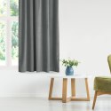 Zasłona VILA  grafitowy  flex 9,5 cm z podwójną zakładką velvet 135x270 homede - CURT/HOM/VILA/VELVET/FLEX/95