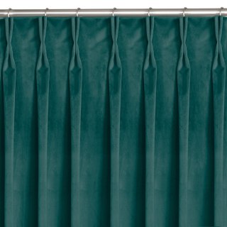 Zasłona VILA  morski  flex 9,5 cm z podwójną zakładką velvet 135x245 homede - CURT/HOM/VILA/VELVET/FLEX/95/MA
