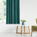 Zasłona VILA  morski  srebrne przelotki metalowe srebrne velvet 135x270 homede - CURT/HOM/VILA/VELVET/EYELETS