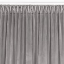 Zasłona VILA  szary   smok transparentna 5 cm velvet 135x225 homede - CURT/HOM/VILA/VELVET/PLEAT/D/50/GR