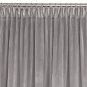 Zasłona VILA  szary   smok transparentna 5 cm velvet 135x245 homede - CURT/HOM/VILA/VELVET/PLEAT/D/50/GR