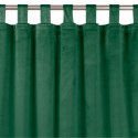 Zasłona VILA  butelkowa zieleń  szelki 10 cm velvet 135x300 homede - CURT/HOM/VILA/VELVET/TAB/BGREEN/135x300