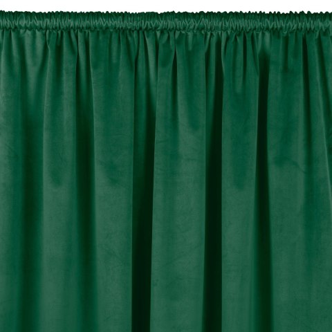 Zasłona VILA  butelkowa zieleń  tunel 5 cm velvet 135x300 homede - CURT/HOM/VILA/VELVET/TUNNEL/BGREEN/135x300