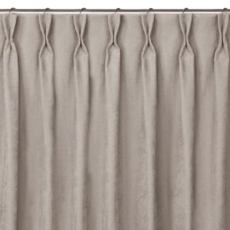 Zasłona MILANA kolor cappuccino  flex 7,5 cm z podwójną zakładką szenila 140x300 homede - CURT/HOM/MILANA/CHENILLE