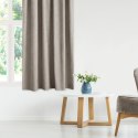 Zasłona MILANA kolor cappuccino  flex 7,5 cm z podwójną zakładką szenila 140x300 homede - CURT/HOM/MILANA/CHENILLE