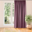 Zasłona MILANA  liliowy   smok transparentna 10 cm szenila 140x300 homede - CURT/HOM/MILANA/CHENILLE/PLE