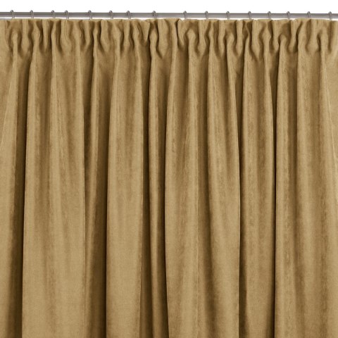 Zasłona MILANA  jasny brąz   smok transparentna 5 cm szenila 140x300 homede - CURT/HOM/MILANA/CHENILLE/P