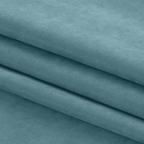 Zasłona MILANA  błękitny  szelki 10 cm szenila 280x300 homede - CURT/HOM/MILANA/CHENILLE/TAB/AZURE/280x300