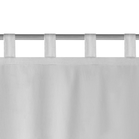 Zasłona MILANA  błękitny  szelki 10 cm szenila 280x300 homede - CURT/HOM/MILANA/CHENILLE/TAB/AZURE/280x300