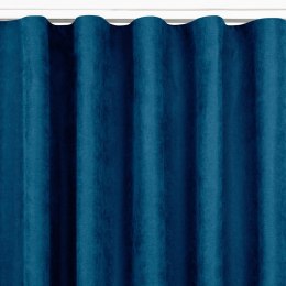 Zasłona MILANA  indygo   wave transparentna 7 cm szenila 280x225 homede - CURT/HOM/MILANA/CHENILLE/PLEAT