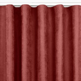 Zasłona MILANA kolor koralowy   wave transparentna 7 cm szenila 140x300 homede - CURT/HOM/MILANA/CHENILLE/PLE