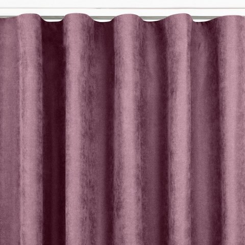 Zasłona MILANA kolor liliowy   wave transparentna 7 cm szenila 140x175 homede - CURT/HOM/MILANA/CHENILLE/PLEA