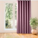 Zasłona MILANA  liliowy   wave transparentna 7 cm szenila 140x270 homede - CURT/HOM/MILANA/CHENILLE/PLEA