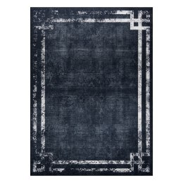 Dywan krótkowłosy ARLEN FRAME  czarny styl glamour 160x220 hakano - RUG/LU/ARLEN/FRAME/BLACK+WHITE/160x220