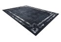 Dywan krótkowłosy ARLEN FRAME  czarny styl glamour 160x220 hakano - RUG/LU/ARLEN/FRAME/BLACK+WHITE/160x220