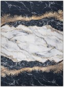 Dywan krótkowłosy ARLEN MARBLE1  czarny motyw glamour styl glamour 120x170 hakano - RUG/LU/ARLEN/MARBLE1/BLACK/120x170