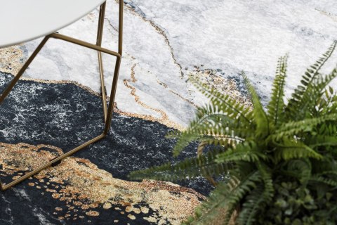 Dywan krótkowłosy ARLEN MARBLE1  czarny motyw glamour styl glamour 120x170 hakano - RUG/LU/ARLEN/MARBLE1/BLACK/120x170