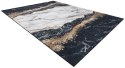 Dywan krótkowłosy ARLEN MARBLE1  czarny motyw glamour styl glamour 160x220 hakano - RUG/LU/ARLEN/MARBLE1/BLACK/160x220