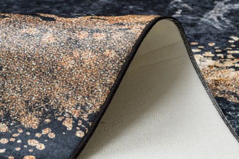 Dywan krótkowłosy ARLEN MARBLE1  czarny motyw glamour styl glamour 160x220 hakano - RUG/LU/ARLEN/MARBLE1/BLACK/160x220