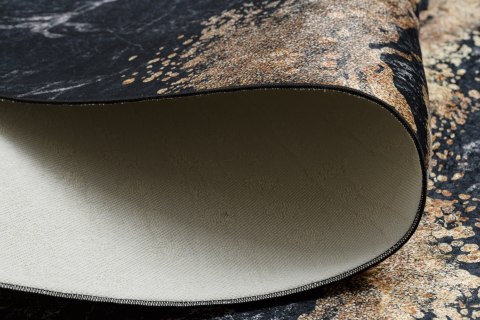 Dywan krótkowłosy ARLEN MARBLE1  czarny motyw glamour styl glamour 160x220 hakano - RUG/LU/ARLEN/MARBLE1/BLACK/160x220