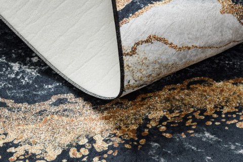 Dywan krótkowłosy ARLEN MARBLE1  czarny motyw glamour styl glamour 160x220 hakano - RUG/LU/ARLEN/MARBLE1/BLACK/160x220