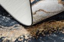Dywan krótkowłosy ARLEN MARBLE1  czarny motyw glamour styl glamour 80x150 hakano - RUG/LU/ARLEN/MARBLE1/BLACK/80x150