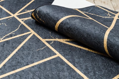 Dywan krótkowłosy ARLEN MARBLE2  czarny motyw glamour styl glamour 120x170 hakano - RUG/LU/ARLEN/MARBLE2/BLACK/120x170