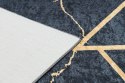 Dywan krótkowłosy ARLEN MARBLE2  czarny motyw glamour styl glamour 120x170 hakano - RUG/LU/ARLEN/MARBLE2/BLACK/120x170
