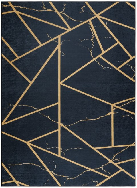 Dywan krótkowłosy ARLEN MARBLE2  czarny motyw glamour styl glamour 160x220 hakano - RUG/LU/ARLEN/MARBLE2/BLACK/160x220
