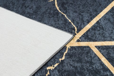 Dywan krótkowłosy ARLEN MARBLE2  czarny motyw glamour styl glamour 160x220 hakano - RUG/LU/ARLEN/MARBLE2/BLACK/160x220