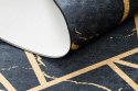 Dywan krótkowłosy ARLEN MARBLE2  czarny motyw glamour styl glamour 80x150 hakano - RUG/LU/ARLEN/MARBLE2/BLACK/80x150