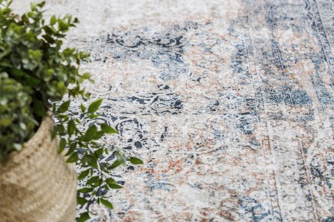 Dywan krótkowłosy ARLEN ORNAMENT1  beżowy styl vintage 80x150 hakano - RUG/LU/ARLEN/ORNAMENT1/CREAM/80x150