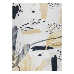 Dywan krótkowłosy ARLEN ABSTRACT2  biały styl abstrakcyjny 160x220 hakano - RUG/LU/ARLEN/ABSTRACT1/WHITE+YELLOW/160x220