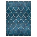 Dywan krótkowłosy ARLEN CLOVER  indygo motyw glamour styl nowoczesny 160x220 hakano - RUG/LU/ARLEN/CLOVER/BLUE/160x220