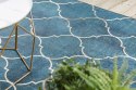 Dywan krótkowłosy ARLEN CLOVER  indygo motyw glamour styl nowoczesny 160x220 hakano - RUG/LU/ARLEN/CLOVER/BLUE/160x220