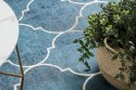 Dywan krótkowłosy ARLEN CLOVER  indygo motyw glamour styl nowoczesny 160x220 hakano - RUG/LU/ARLEN/CLOVER/BLUE/160x220